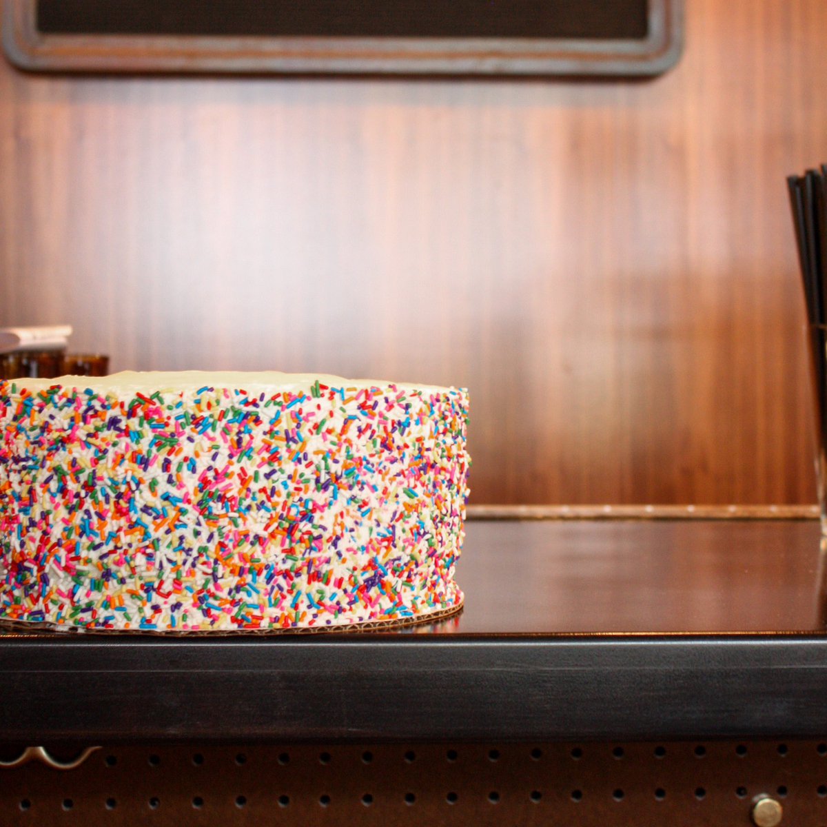 Funfetti, on the bar 🌈 #fridayvibes