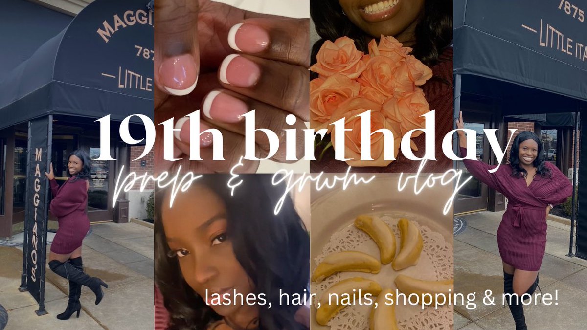 my birthday prep + grwm vlog is uploading tonight at 8pm! tune in 💗 youtube.com/@erica21johnson
#blackyoutubers #birthdayvlog #grwm #explorepage