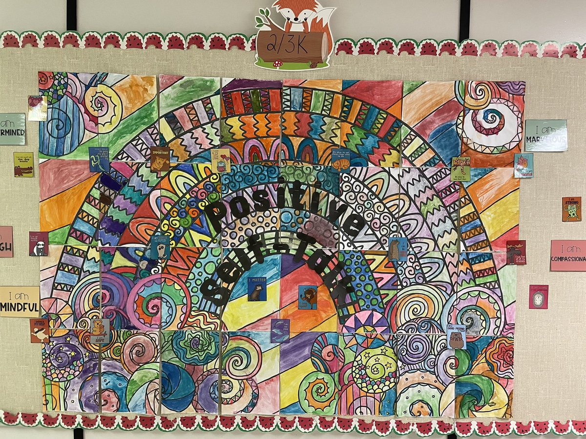 StHenry_CCSD's tweet photo. Lots of beautiful artwork filling our hallways on the first week back from winter break! @CCSD_edu https://t.co/e0hsDyB49q