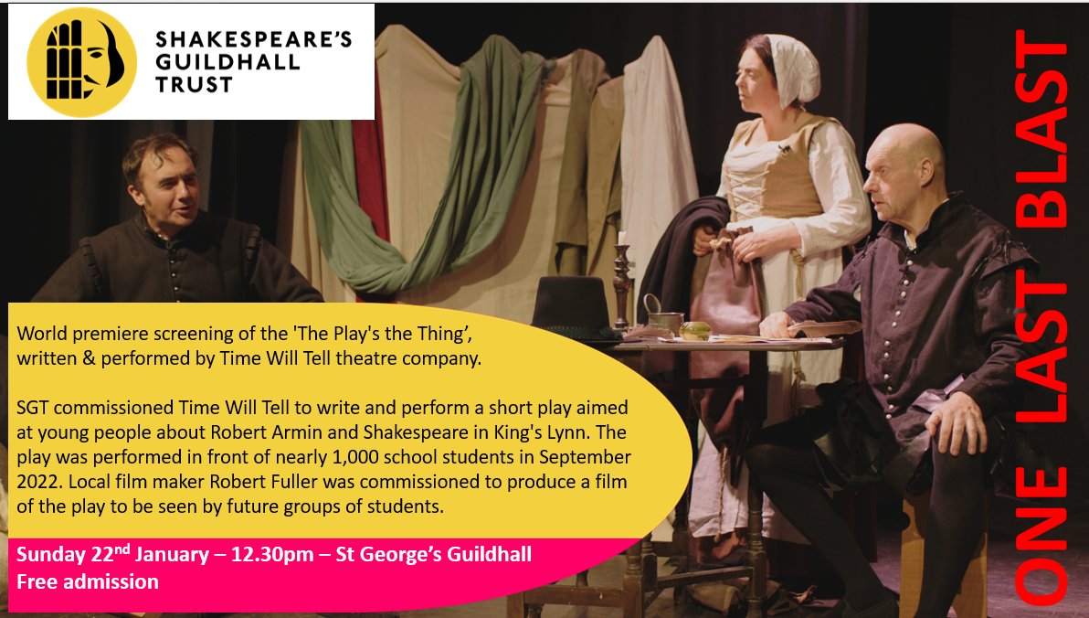Shakespeare's Guildhall Trust tweet media