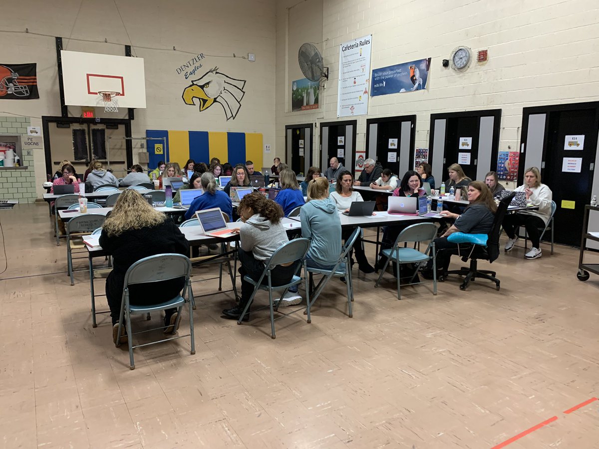 PCSDdentzler's tweet photo. Great professional development with Dentzler Staff, sharing celebrations and best practices. Connecting with students and building positive relationships. #PCSDProud #DentzlerEagles #RockstarStaff https://t.co/PbjGs8EpJa