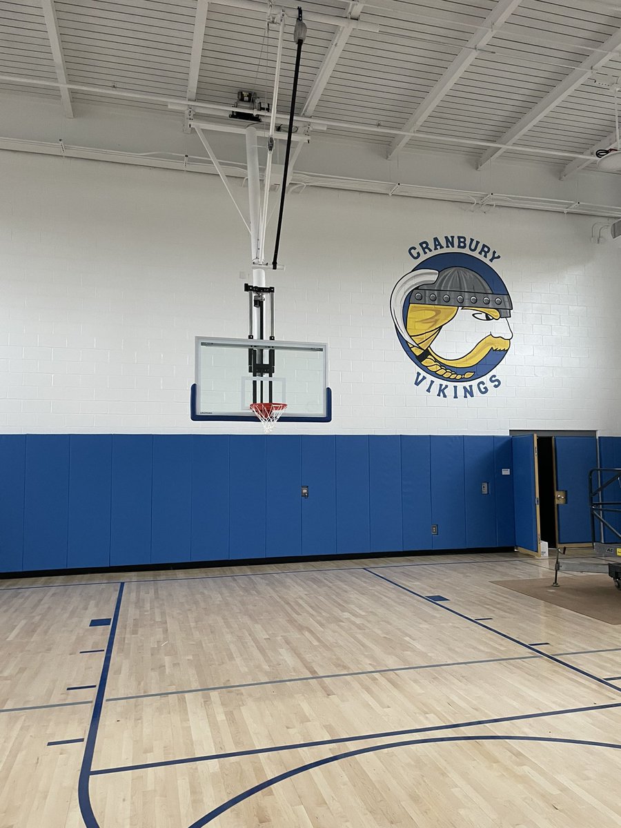 Today was not only an amazing PD day for our staff but also the day that we were given the clear that the new auxiliary gym is complete…classes and programming will be starting soon in our amazing new space! #cranburyschoolpride