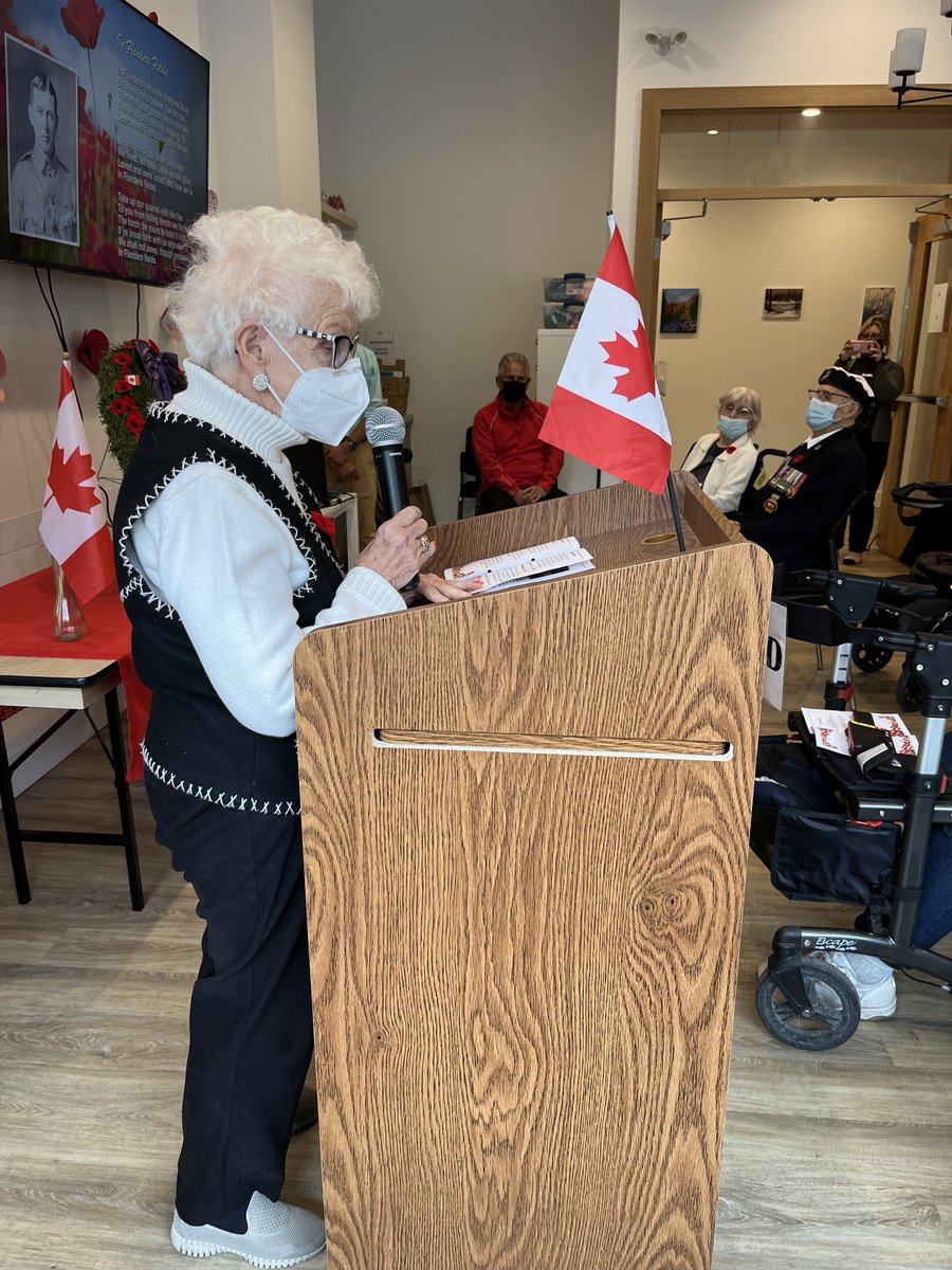 #TCWatch — Our West Shore Village community held a beautiful, moving Remembrance Day ceremony to honour our veterans, those we've lost, and those who are still serving our country.

#remembranceday #veterans #honourandremember #seniorliving #bcveterans