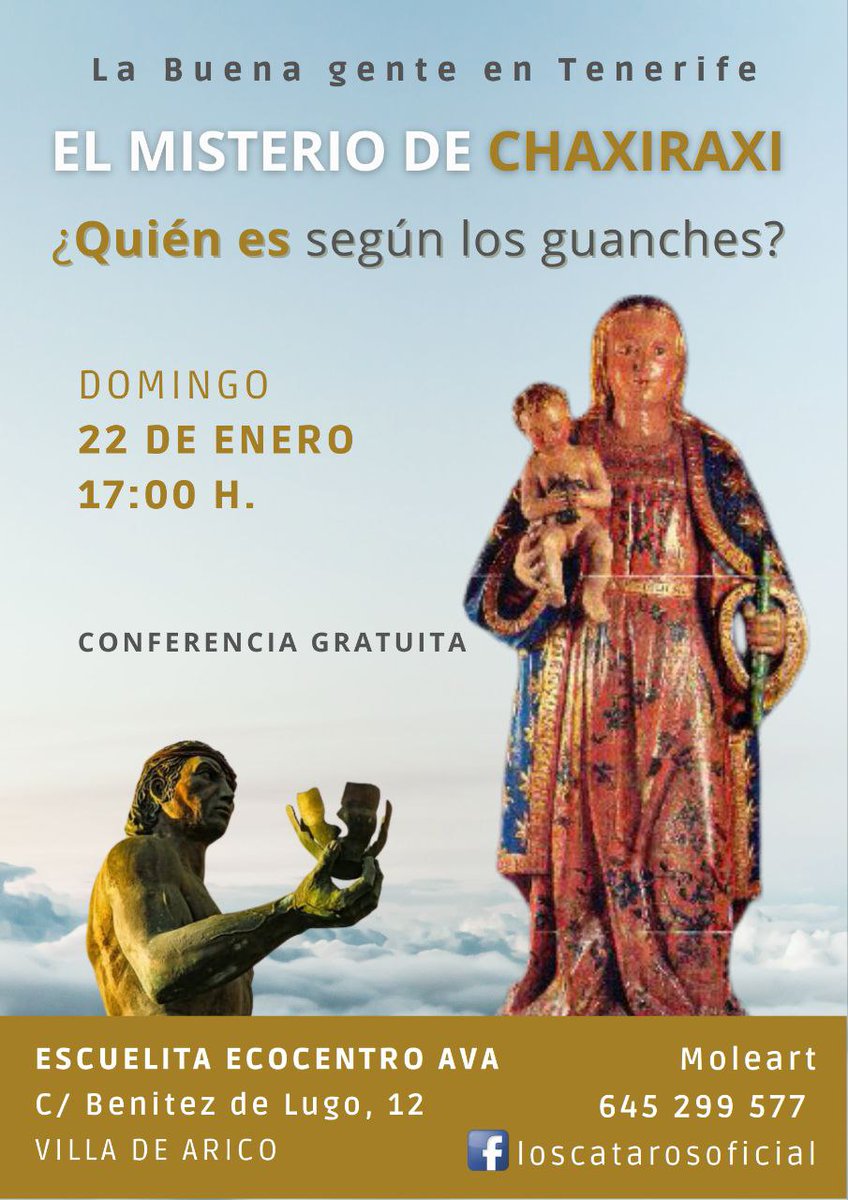 EcoCanaria's tweet photo. Te invitamos a empezar el 2023 con la fuerza espiritual y el acompañamiento divino necesario para transformar los traumas o sufrimientos en oportunidades para descubrir tu misión única y elevada aqui en la tierra. Cuenta con #chaxiraxi asi como los #guanches hacían en #Atlantida https://t.co/AYVDu37e9s