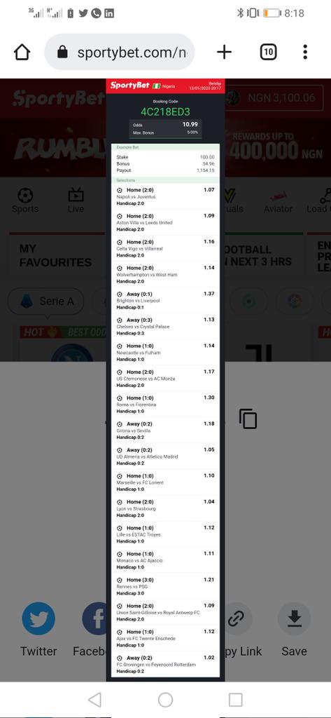 tompolo3's tweet photo. @HouseOfAmbers Sweet 10 odds https://t.co/nUbY0r4PpV