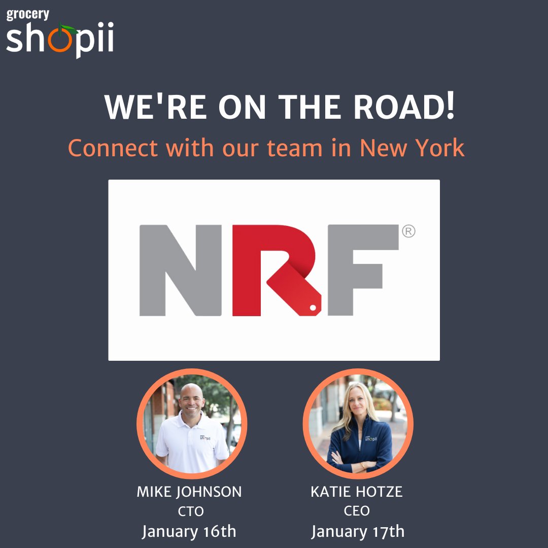 Heading to #NRF? Us too! Connect with our team on Monday or Tuesday. #nrfbigshow #nrf2023