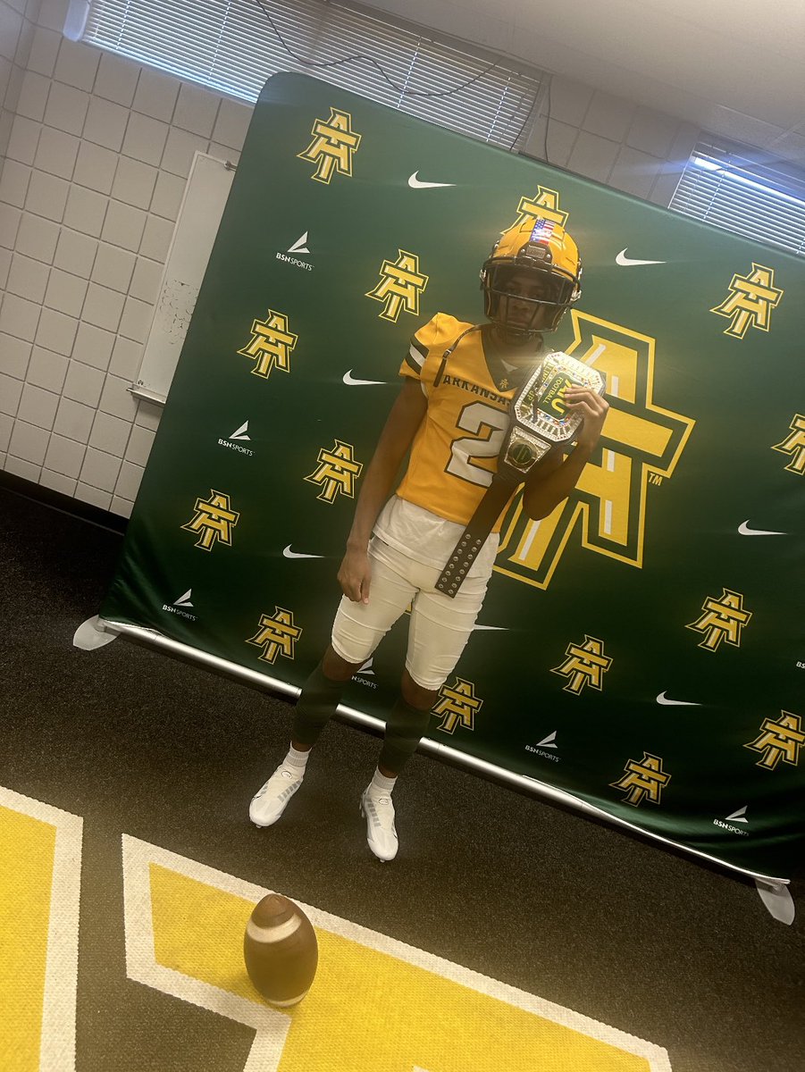 _KCrite2's tweet image. After a wonderful visit and a great talk with @coach_corbin and @Coach_Shipp I am blessed to receive and offer @ArkansasTech 🙏