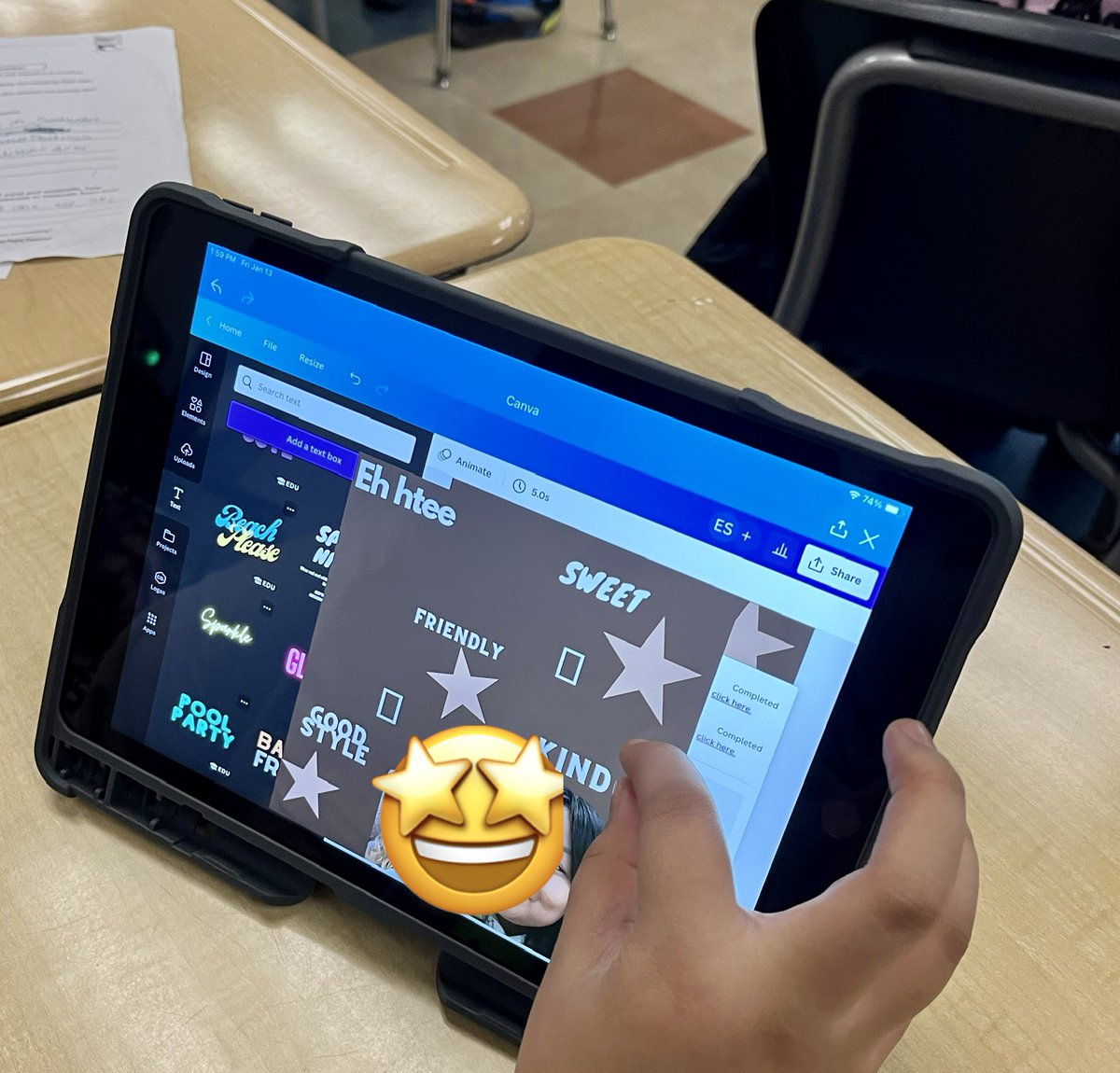 jkaymorrison's tweet image. 5th Grade Lafayette students learned how to use @Canva to showcase their personal characteristics. #SDoLTECH #SEL #21stCenturySkillDevelopment  @SDoLancaster