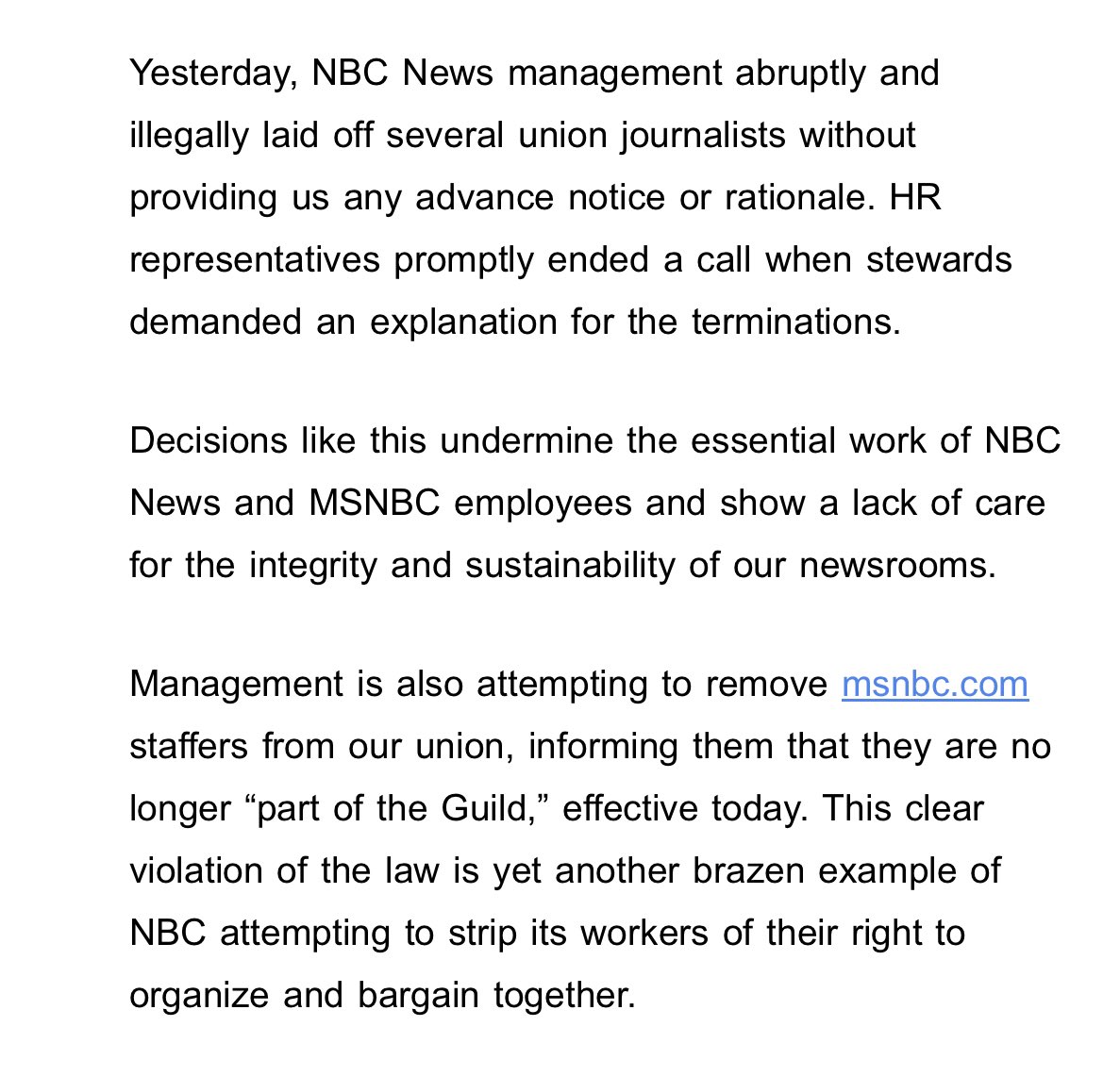 Nbc News Layoffs 2024 Tish Adriane