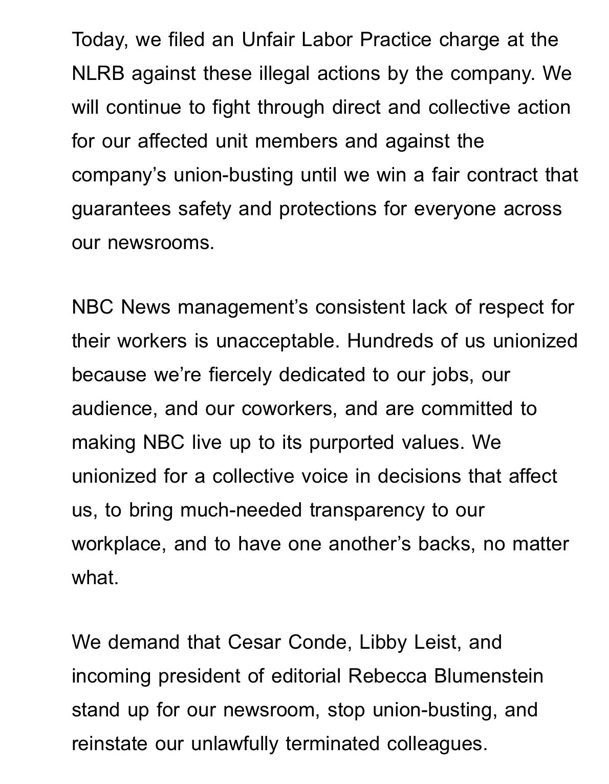Dave jamieson on twitter along with the nbc news layoffs nyguild