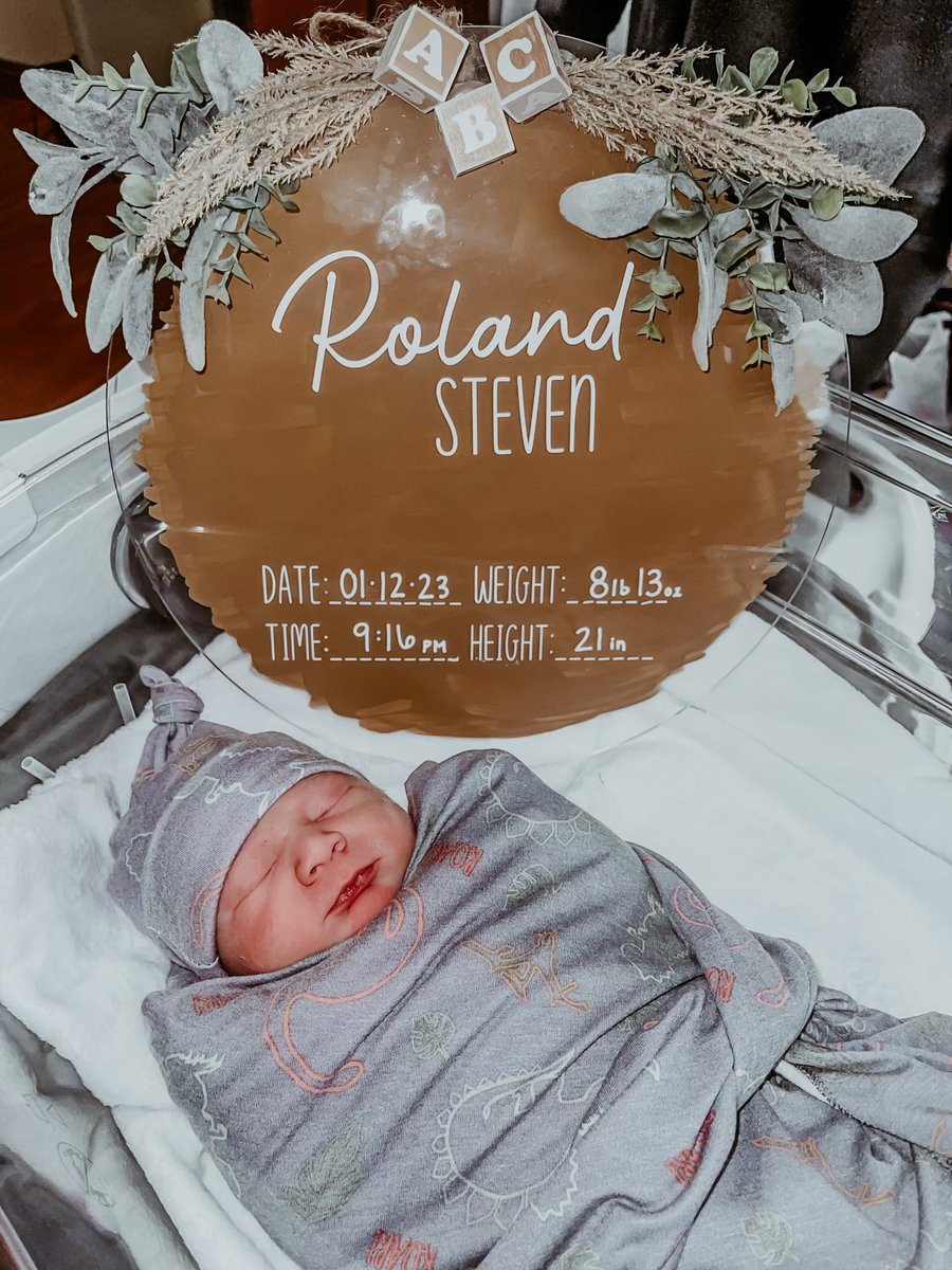 Roland Steven Gonzalez 
8LBs 16OZs 
I love both you and <a href="/jordanharwelll/">jordan 🤍</a> with all of me.