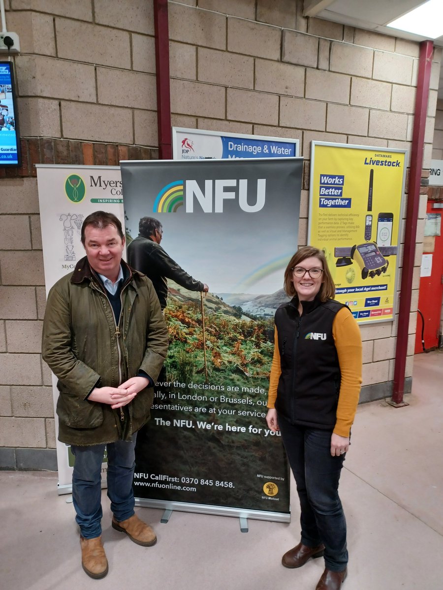 AnnaSimpson283's tweet photo. It's been a busy political day for @NFUnortheast. The morning was spent with @GuyOpperman at Hexham Mart hosting an agricultural surgery and the afternoon with @RicHolden on-farm in County Durham. Thank you to all the members involved, we couldn't do it without you 🇬🇧🚜 https://t.co/PtpmCSiExN