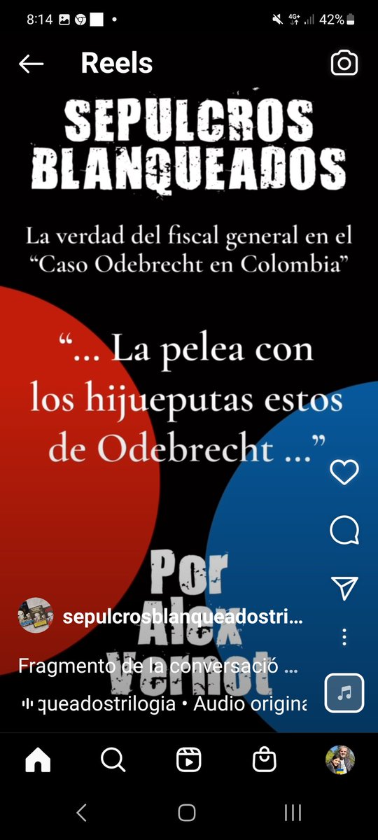 ALEX VERNOT (@alexvernot) on Twitter photo Exfiscal Martínez en NEGACIÓN 20: Las Grabaciones Secretas de Pizano! Bien leal con sus clientes Odebrecht-Aval <a href="/petrogustavo/">Gustavo Petro</a> <a href="/HELIODOPTERO/">Gonzalo Guillén</a> <a href="/MJDuzan/">María Jimena Duzán</a>
instagram.com/reel/CnXQyoChb… Exfiscal Martínez en NEGACIÓN 20: Las Grabaciones Secretas de Pizano! Bien leal con sus clientes Odebrecht-Aval <a href="/petrogustavo/">Gustavo Petro</a> <a href="/HELIODOPTERO/">Gonzalo Guillén</a> <a href="/MJDuzan/">María Jimena Duzán</a>
instagram.com/reel/CnXQyoChb…