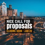 Image for the Tweet beginning: 🚨Reminder: #NICECyberCon23 Call for Proposal