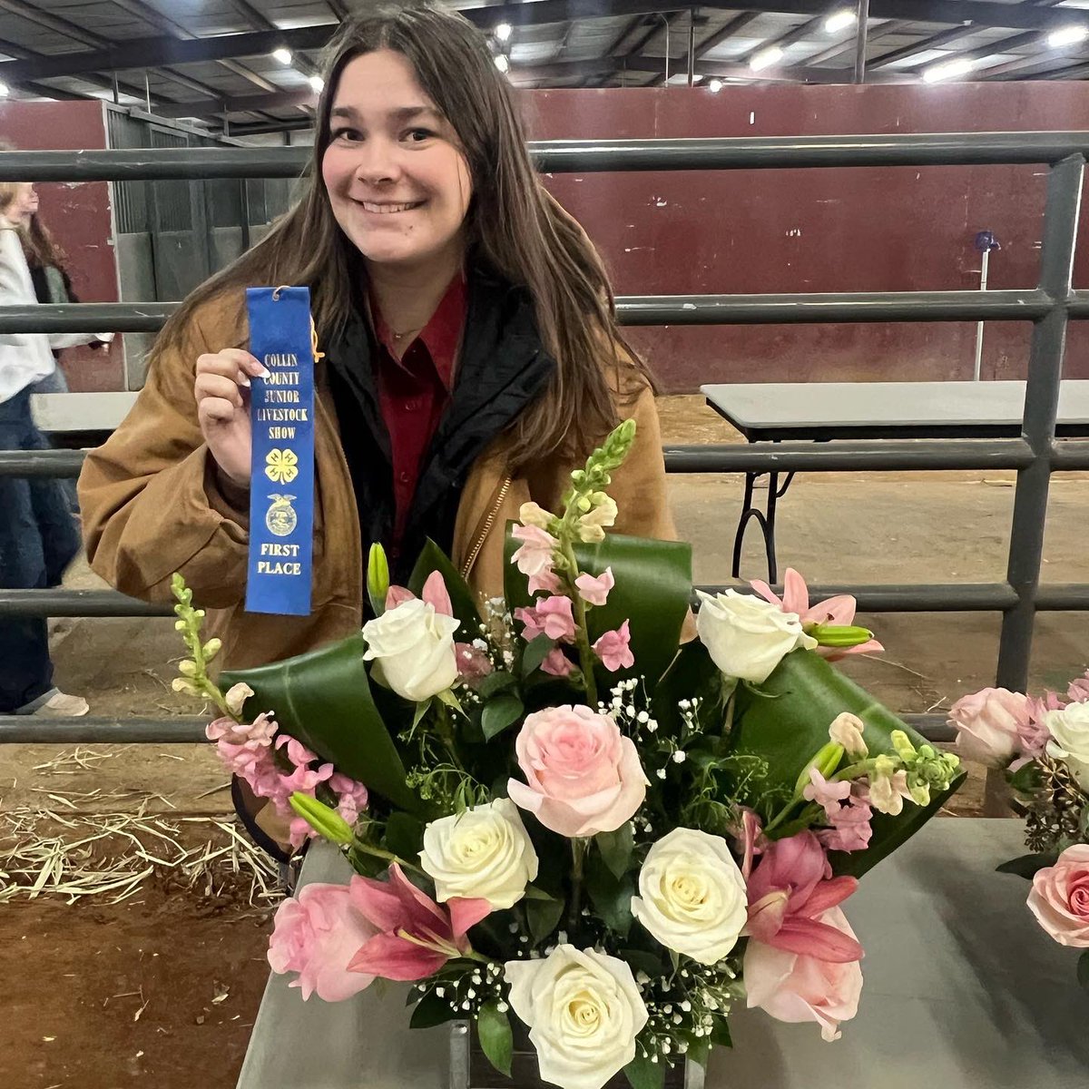 Liberty_FFA's tweet photo. LHS students competed in the horticulture show today to complete the Collin County Jr Livestock Show! 

Lila E 1st Place Live Symmetrical (1st photo)
Nia A 5th Place Live Garden Theme (2nd photo)
Carsyn B 1st Place Live Round
Nia A Participant Live Asymmetrical https://t.co/ZEiDRU7PG6