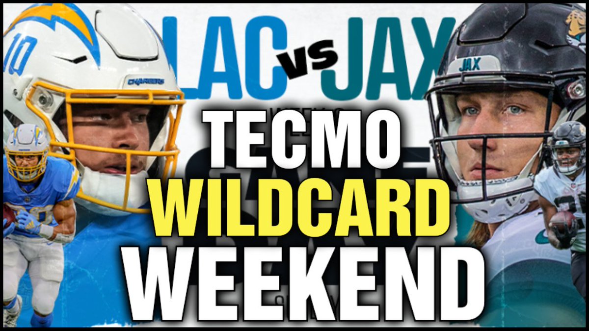 #LAChargers vs #JacksonvilleJaguars Wildcard Weekend. #TecmoSuperBowl
youtu.be/5QLCitPiYjo
