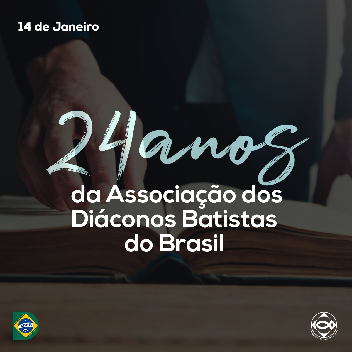 batistasdacbb's tweet photo. Fundada em 1999, durante a Assembleia da CBB em Serra Negra (SP), a ADBB celebra 24 anos de organização neste 14 de janeiro.

Somos gratos pelo trabalho desta organização, que trabalha para capacitar e aproximar diáconos e diaconisas.

#CBB #ADBB https://t.co/q7zjBUsf5C