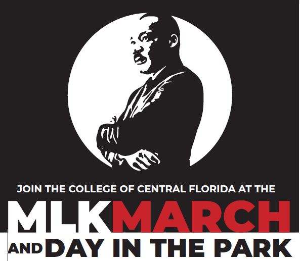 CFedu's tweet image. CF Campuses will be closed Monday, Jan. 16, in honor of Martin Luther King Jr. Day. Join us at the MLK March and Day in the Park - the march begins Monday at 9 a.m. at the Ocala Downtown Square.

Details: bit.ly/3isoWm7

#MLK #MLKDay #MLKMarch