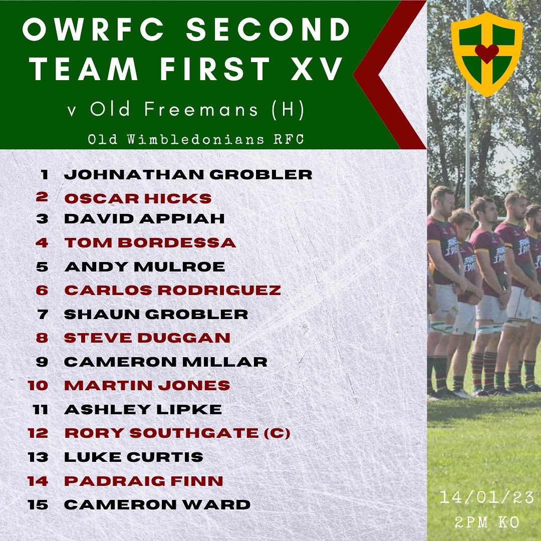 oldwimrfc's tweet image. First time in years for the OWRFC to get our a 2nd team this weekend so set to be a HUGE game💫 

⏰2pm 
📍Old Wimbledonians 

Make sure to get down and support the boys at home💥