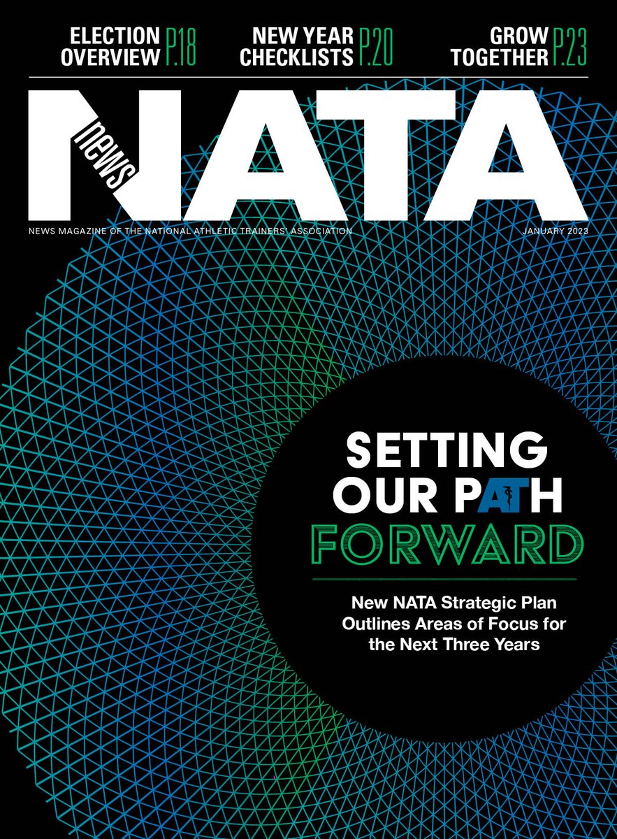NATA1950's tweet photo. The January NATA News takes a closer look at the new NATA Strategic Plan, which outlines the areas of focus for the next three years. In addition, two checklists are provided to help members go further in the new year. https://t.co/mRObPQEaYk https://t.co/p02rNadNoG