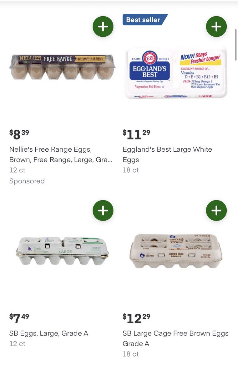 Alchemy20plus1's tweet image. Where are eggs $5.00?    

Stew Leonard's and Stop &amp;amp; Shop didn't get the memo 🥚   

Prices via instacart as of 1/13/23👇🏽