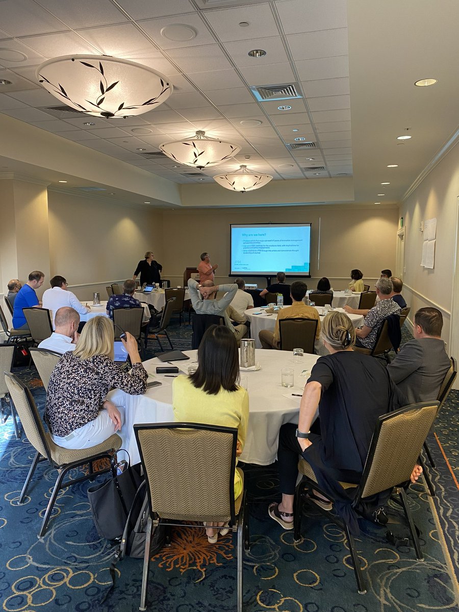 ProfNoble's tweet image. Thrilled to see the energy and insights from top innovation scholars at the first JPIM Innovation Summit!  Output being fast-tracked for summer delivery!… @jspanjol @ProfNoble