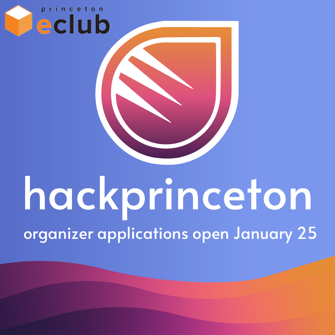 HackPrinceton is hosting our Spring 2023 hackathon from March 31 to April 2! Current Princeton students can apply to join the organizing team on January 25 (through the E-Club General Application) #Hackathon