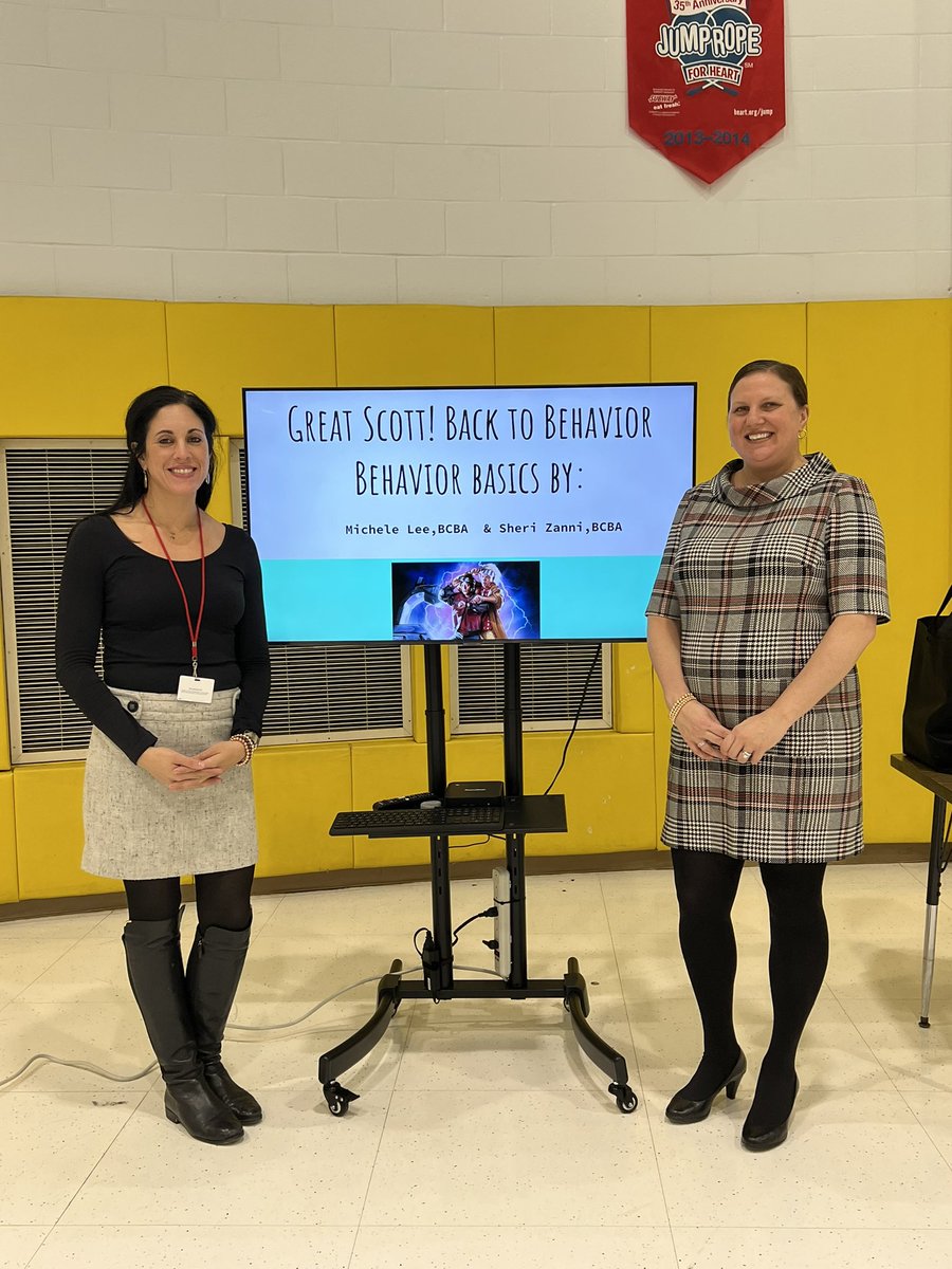 Thank you…Autism and Behavior Training! Michele Lee&amp;SherriZanni #tfspantherpride #specialeducation