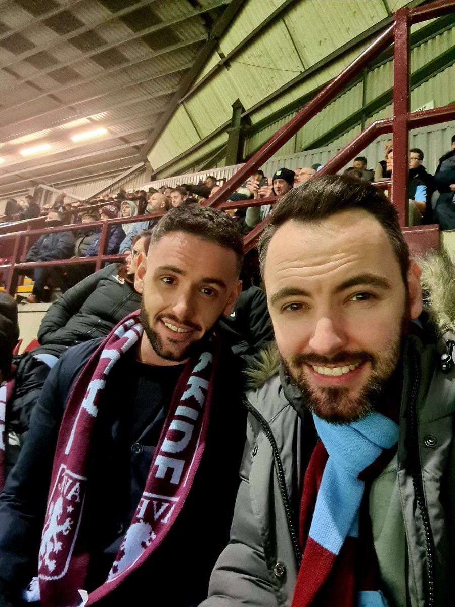 A night out at the football @AVFCOfficial in memory of our late great grandad Clive. ❤ ⚽ #avfcofficial #grandad #brothers