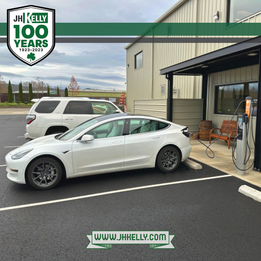 What better place to charge your electric car, than at the JH Kelly electrical fab shop! 🔌⚡

Our JHK electrical craft installed the Car Charging station right outside of the electrical fab shop, and we are excited to show off their good work. 

#TeamGreen is #KeepingGreen! 🍀