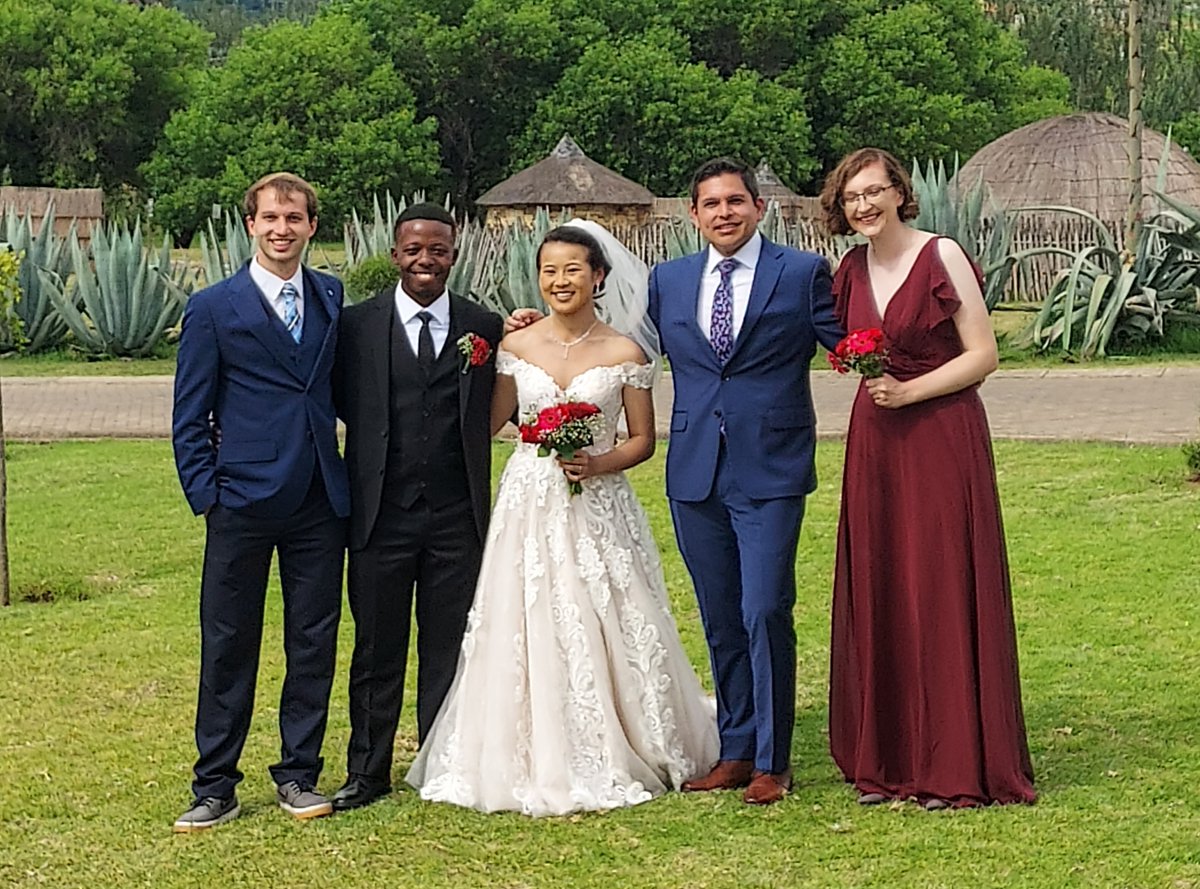 sdtemple's tweet photo. Nice part of #phdlife is when you get close with your cohort mates and travel halfway across the world to their wedding :) 12/24/2022 @antonio_olivasm @Nina_Galanter @UWBiostat @UWStat https://t.co/avbsVsOT55