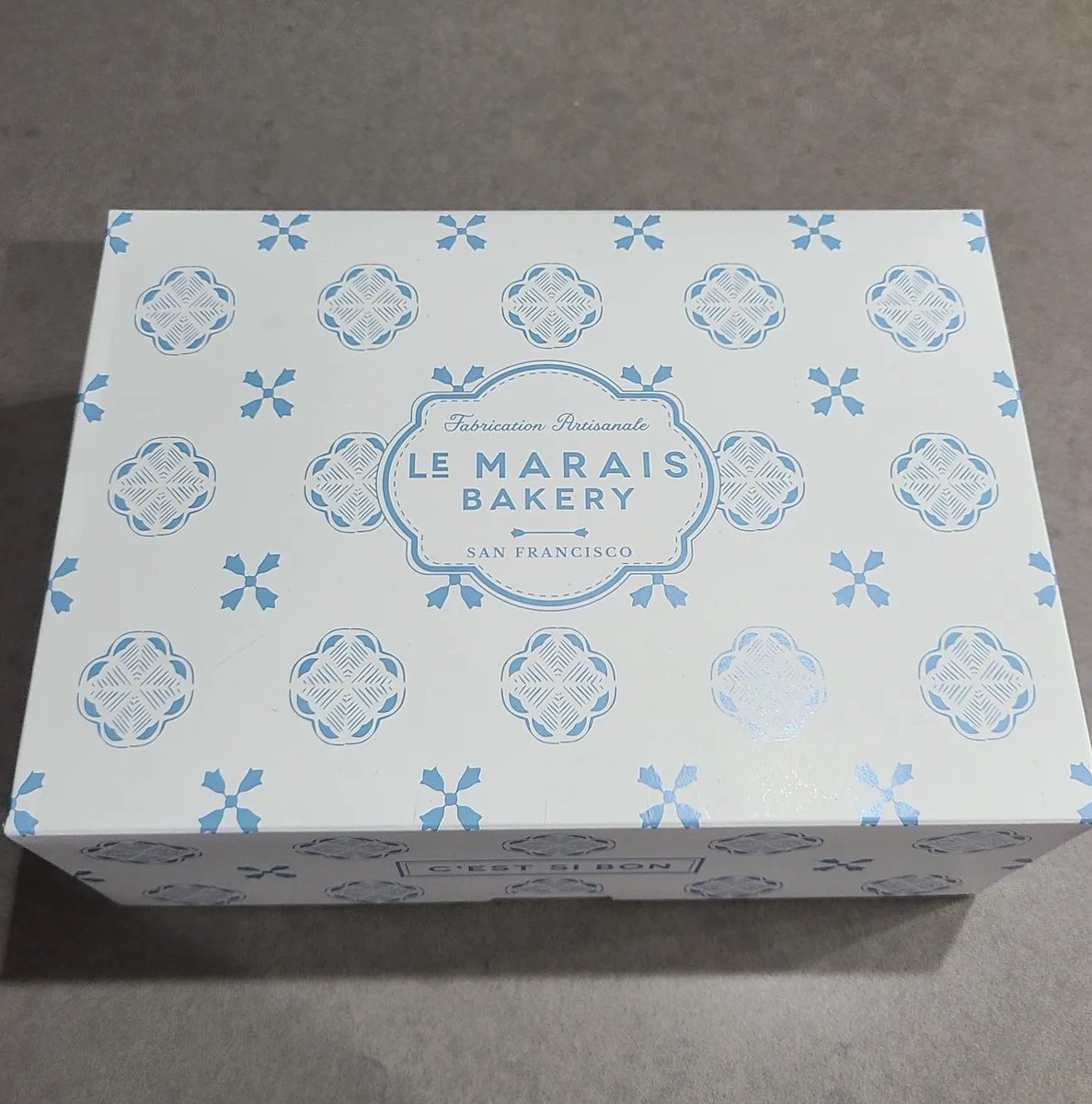 AdamNMayer's tweet photo. Shoutout to my lovely wife for bringing back some delicious pastries from my favorite San Francisco bakery @LeMaraisBakery! https://t.co/Ii3Fdph24o