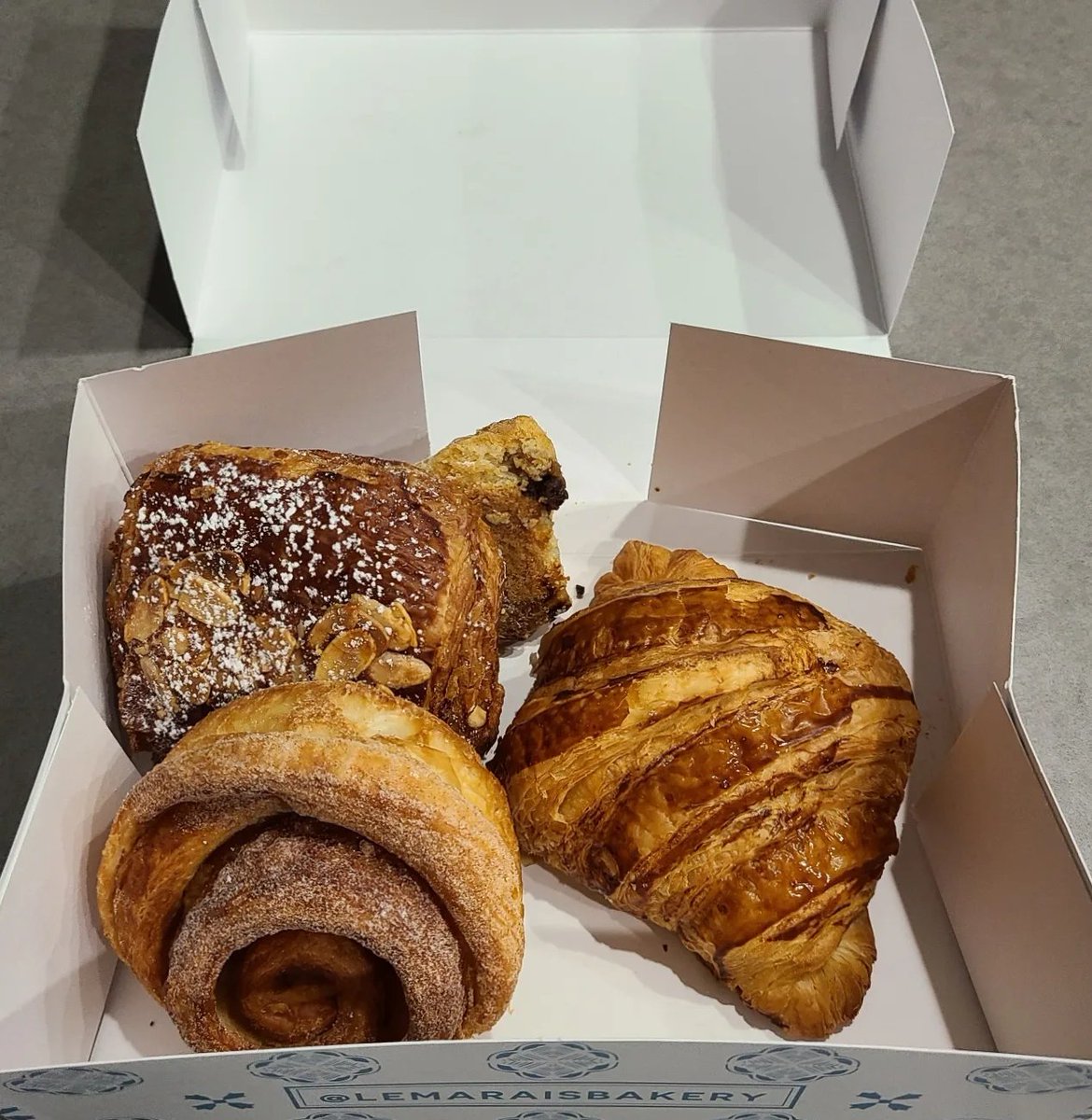 Shoutout to my lovely wife for bringing back some delicious pastries from my favorite San Francisco bakery <a href="/LeMaraisBakery/">Le Marais Bakery</a>!