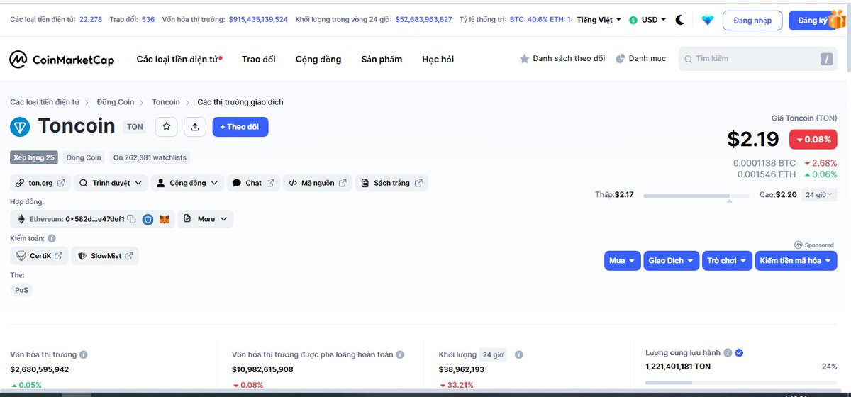 Kèo Airdrop tiền tươi giống LUNR.
Nhận TON Toncoin mỗi ngày qua tương tác với nhau LIKE,TIM ❤️ FOLLOW chéo
Giá TON 2.2$ CMC
ton.place/id449443?ref=6…