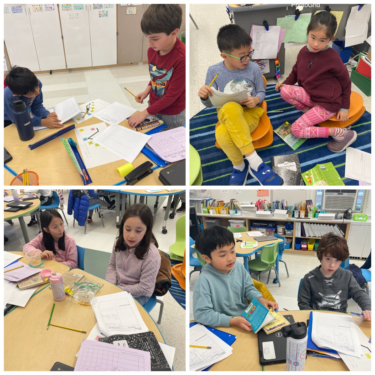MrsCorrenti3's tweet photo. Day 1 or character study book clubs! Our conversational skills are growing! #greenacrespride https://t.co/kcNcTPwFAi