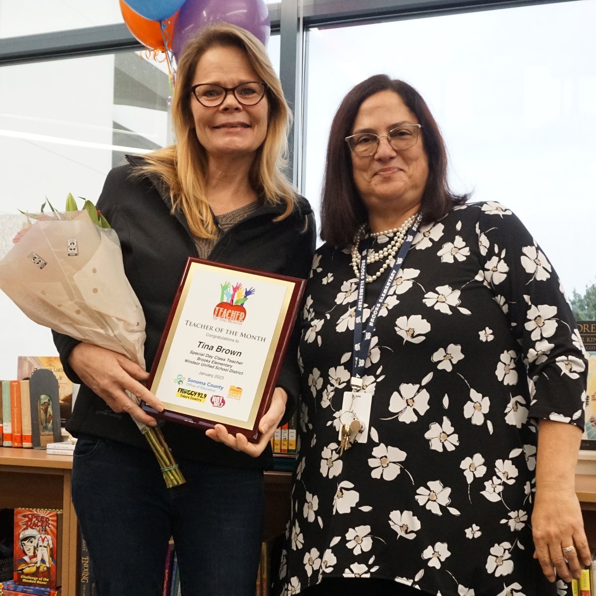 Good news! Tina Brown, a special day class teacher at Windsor’s Brooks Elementary School, has been named Sonoma County Teacher of the Month for December 2022! 👏  Head to our news release to learn more: bit.ly/3GZOGzD