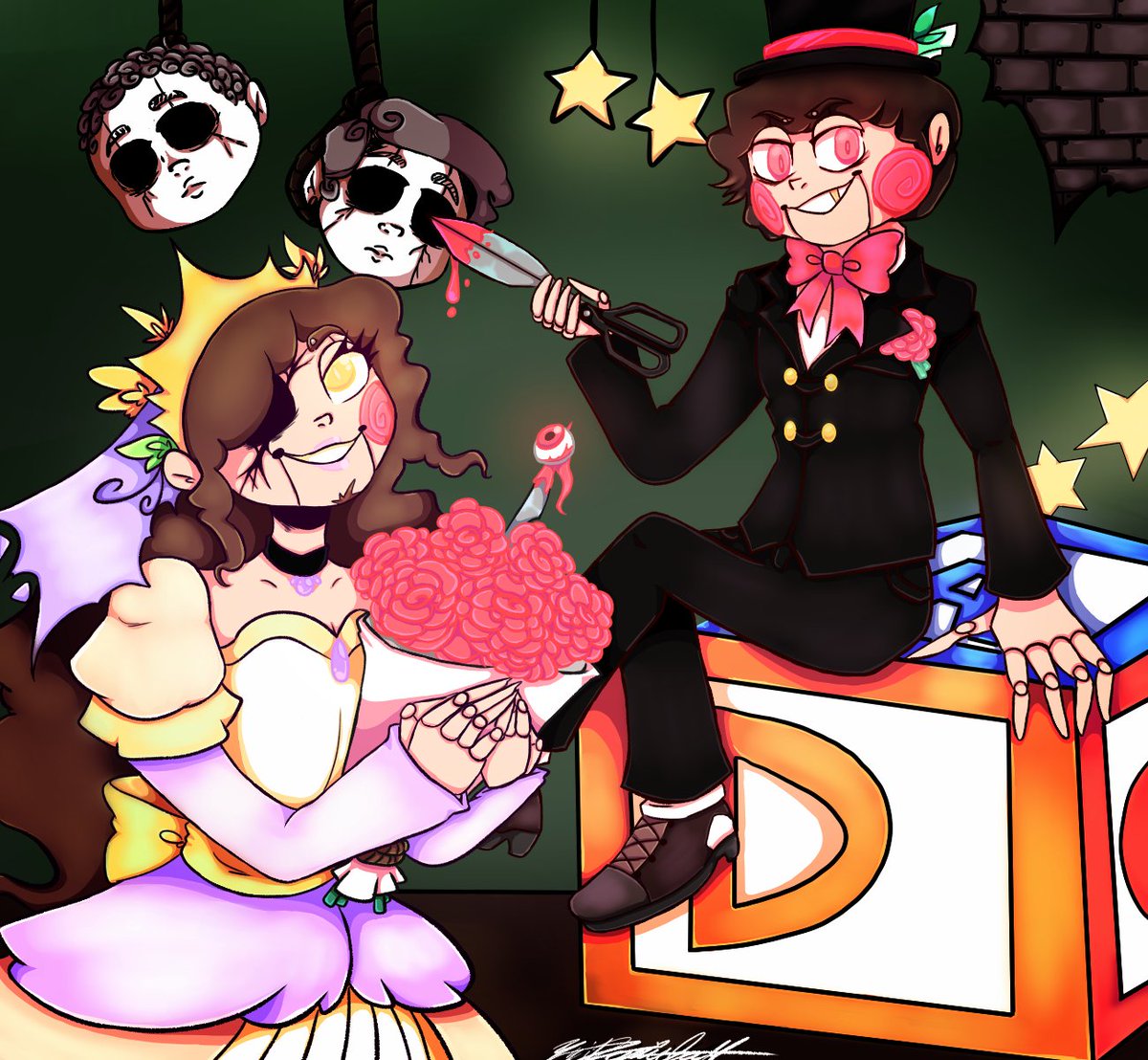 Danielle_Montcr's tweet photo. Troublesome dolls
#art #fanart #drawing #digitalart #artwork #oc #dolls #evildolls https://t.co/F1qbaapG3Z