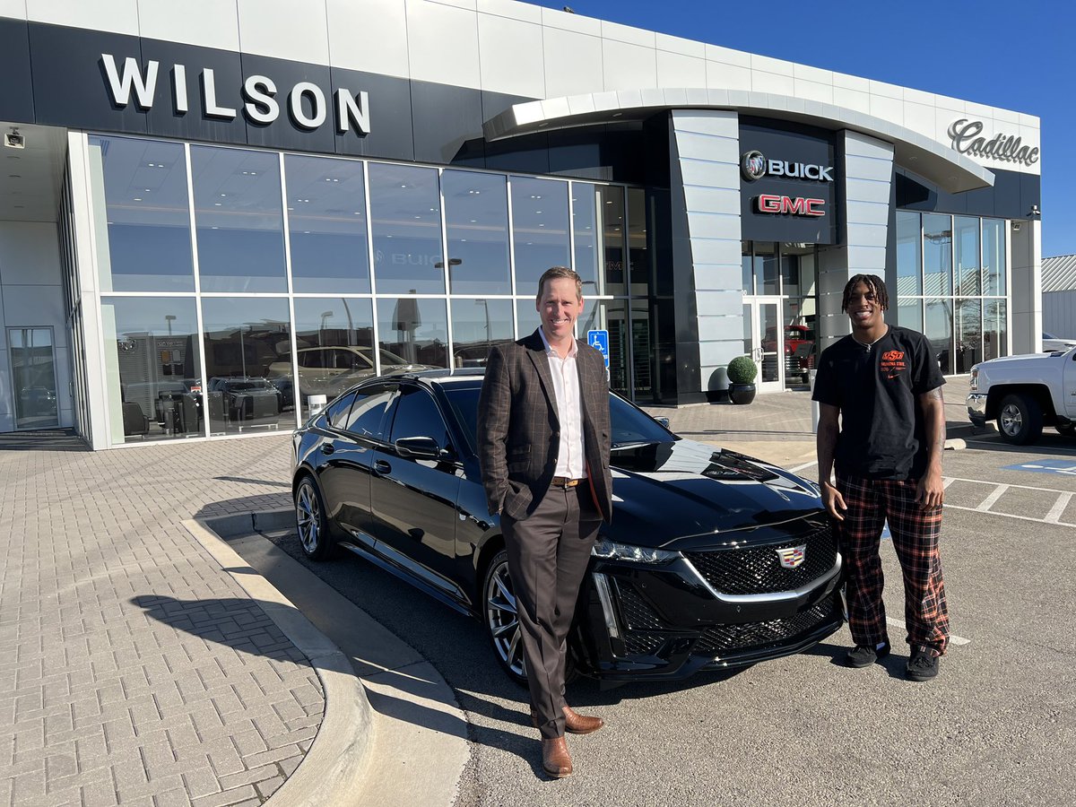 Big thanks to Wilson Cadillac in Stillwater!🤠

Ollie is going to look great in his new Cadillac!🏎️💨
