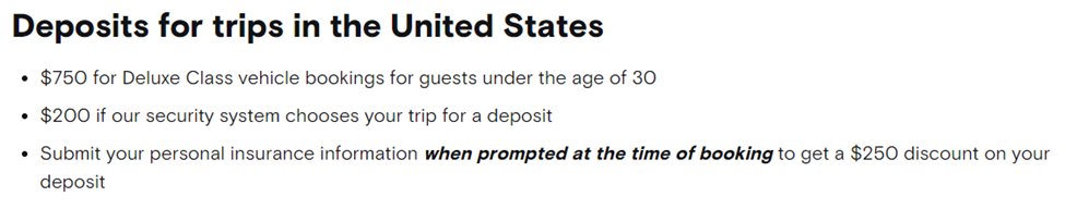 josh4rim's tweet photo. @turo $750 security deposit when booking 2 months out? So I pay the interest on my credit card and you make interest on my $? #PreditoryBusinessPractices #falseadvertisement #ImOver30 https://t.co/VCs5mz1wP1
