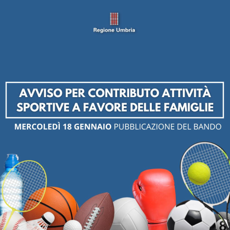 PostUmbria's tweet photo. La Regione Umbria ha reso note le date relative all’avviso pubblico per l’erogazione di contributi a fondo perduto in favore delle famiglie, a rimborso dei costi sostenuti per la partecipazione dei figli alle attività delle associazioni e società

https://t.co/Pj4e89eSNW https://t.co/RzyCtZJ0FI