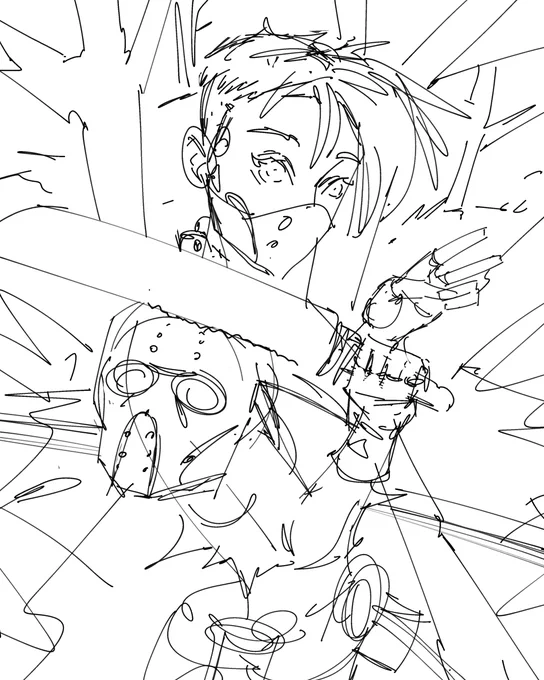 Sketch vs Final ✌️

🎥 Process ➡️➡️ https://t.co/Dj4o9uZiXf

#sketch #DigitalArtist #FanArtFriday 
