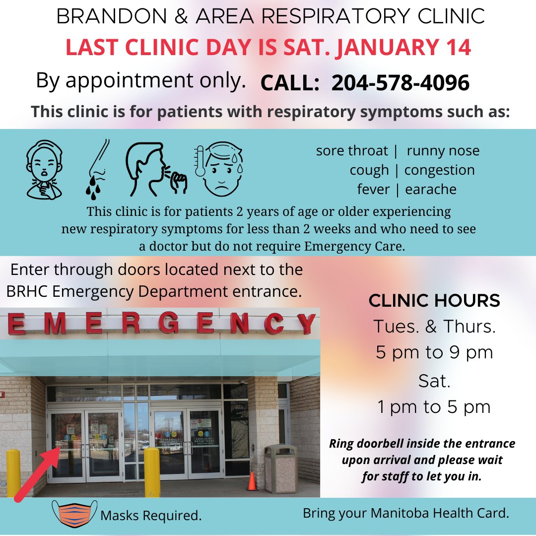 Prairie Mountain Health on Twitter "BRANDON Respiratory Clinic's last