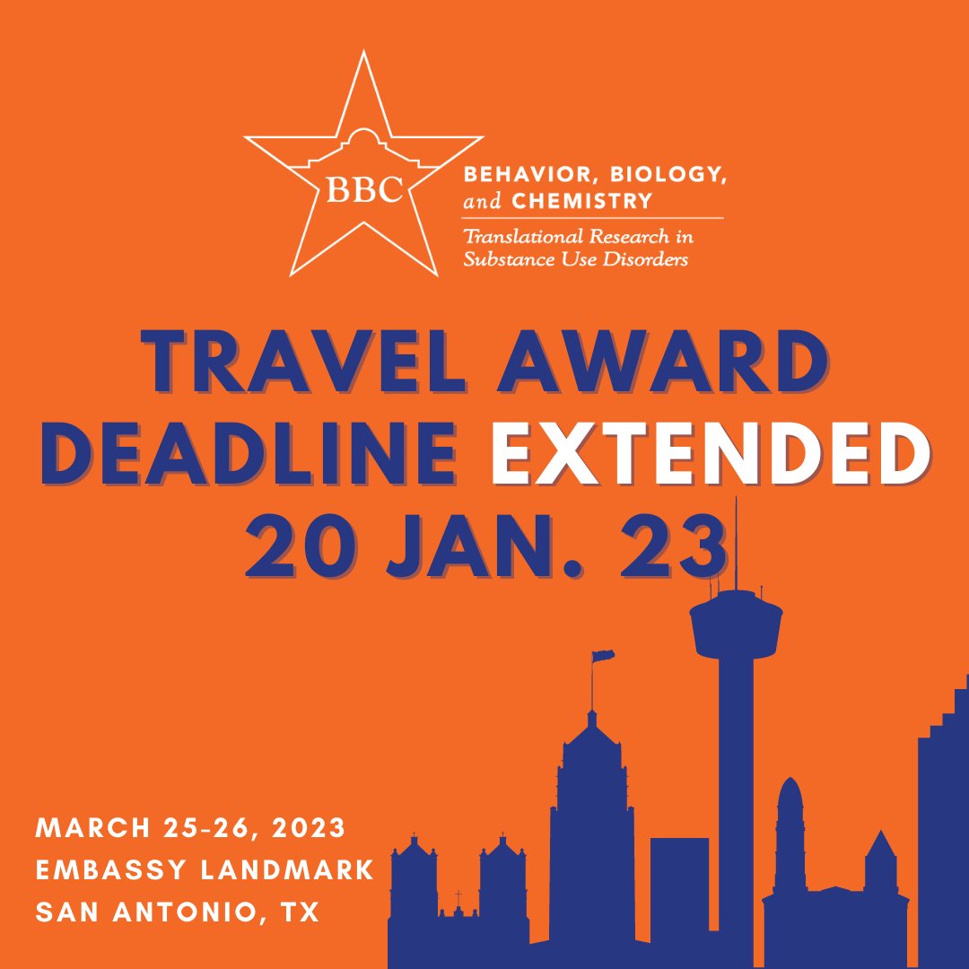 Travel Award deadline is now extended till next Friday, 20 January 2023! Trainees of all ranks, as well as early career faculty, are encouraged to apply. Learn more here: ww2.uthscsa.edu/artt/bbc/Trave…