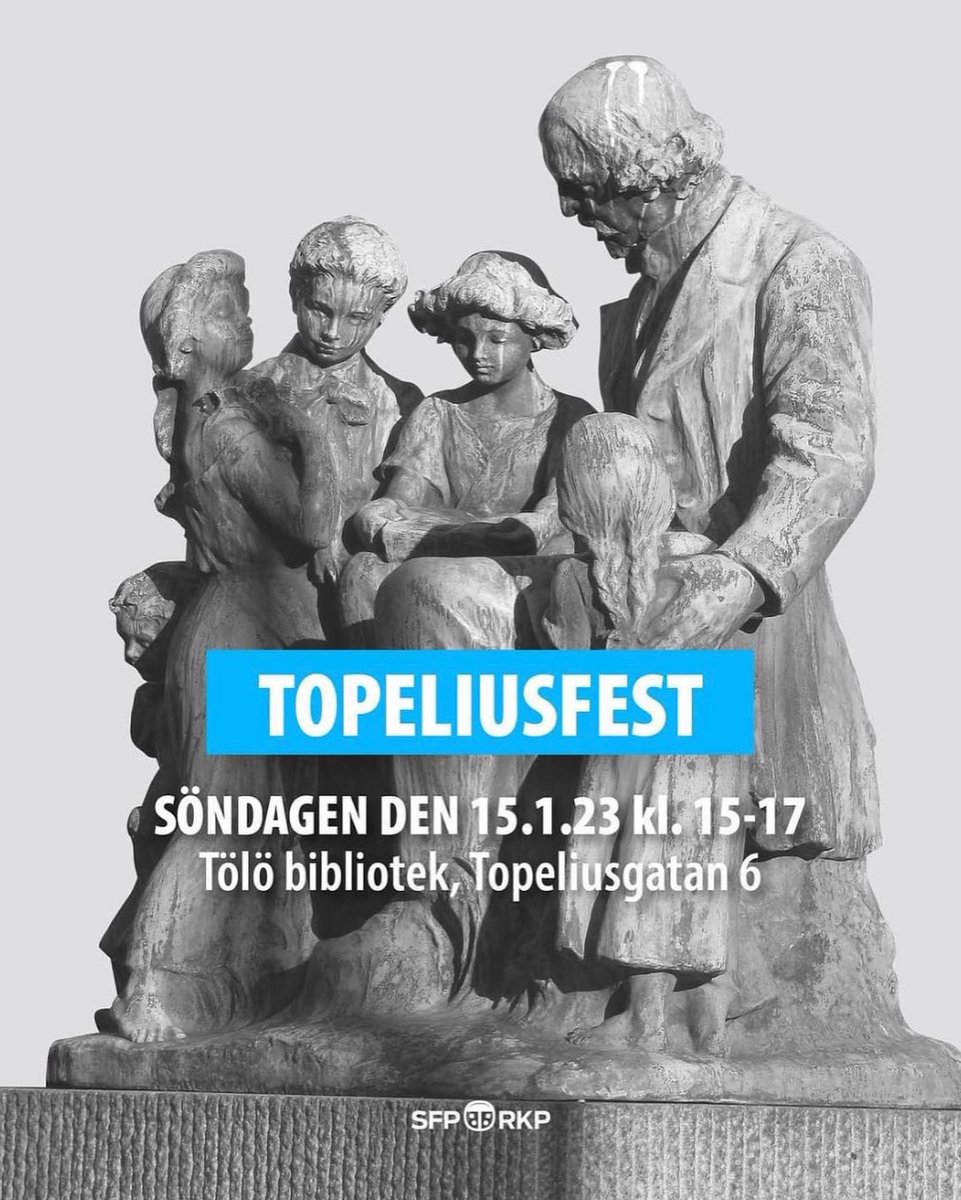 SatuRoberg's tweet photo. Jos haluat tavata minut, niin osallistun su 19.1 klo 15 Topeliuspäivän sivistysaiheiseen paneelikeskusteluun Töölön kirjastossa. Keskustelua ohjaa @marcusrantala Tule kyselemään sinua askarruttavista aiheista
@TPOliitto @SuoSiO @KulttuuriTaide @HelMet_kirjasto #topelius https://t.co/a8F01AQeef