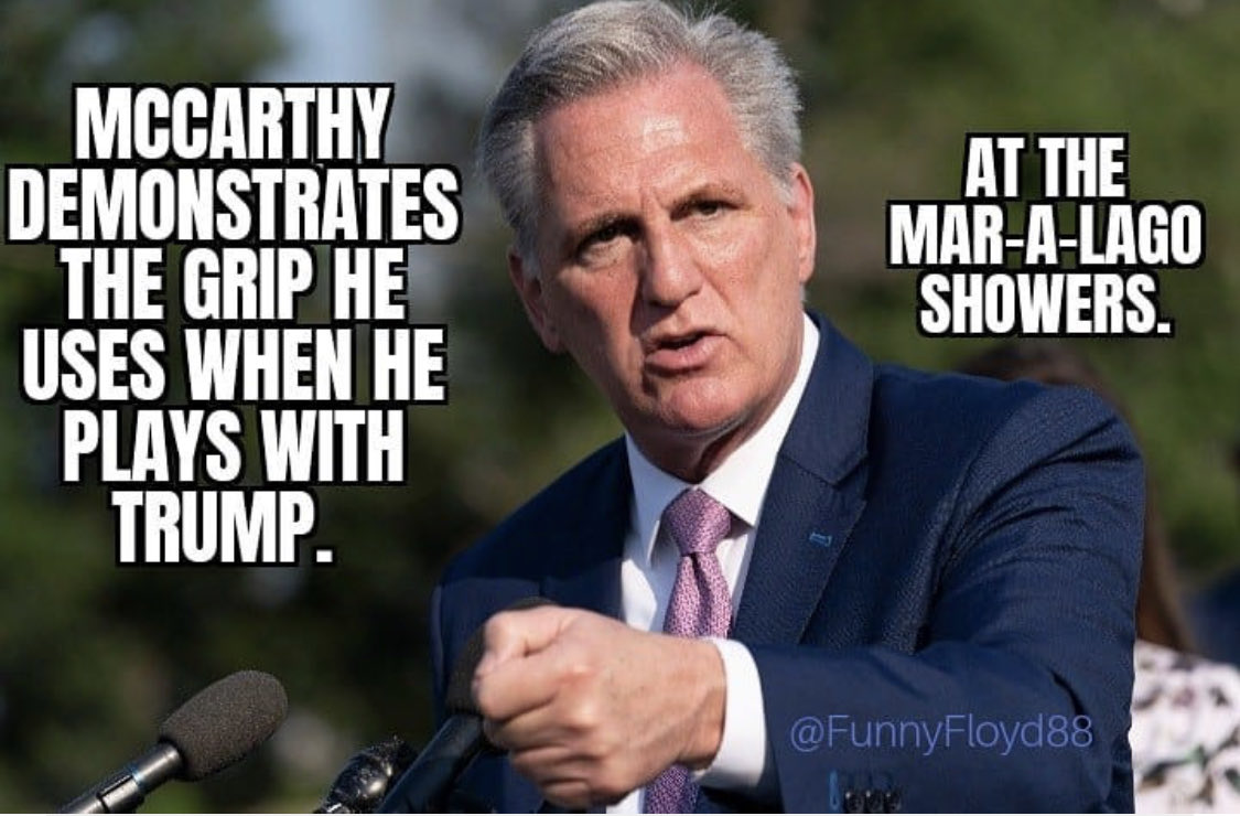 3SidecarsPlz's tweet image. Kevin McCarthy is fucking pathetic!
#KevinMcCarthyIsPathetic
#KevinMcCarthyIsWeakAF