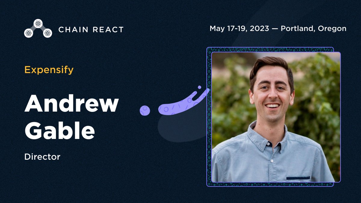 Chain React (July 30–31, 2026) tweet media