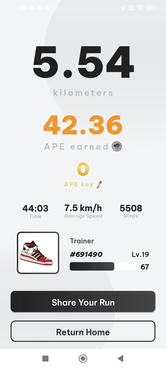 hieNFTgames's tweet image. 真夜中ウォーキン🦇
#APEmove 139日目
#Gritti 34日目
#HibikiRun 3日目
雨なので10分ほど早めに撤退☔