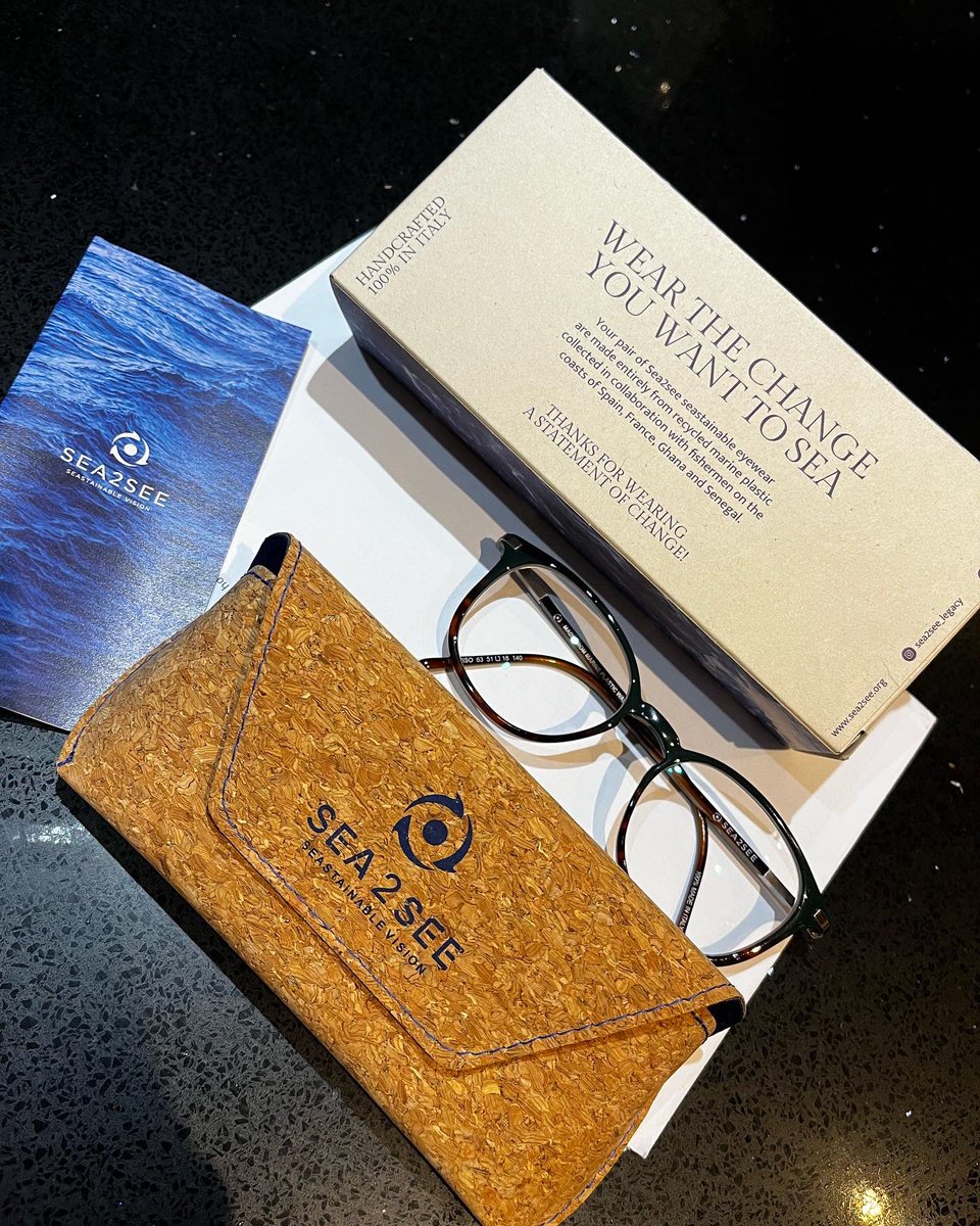 RebeccaTD's tweet photo. #NewGlasses #RecycledPlastic. Cannot recommend enough!! Super lightweight. More info: https://t.co/VwfDEcXfOe
Income to fishing communities #Ghana #Senegal #France & #Spain
#Sea2See
#Sea2SeeEyewear
#Sustainable
#EnvironmentallyFriendly #CarbonNegative
#Green #PlasticFantastic https://t.co/2DeJX6pQ0M