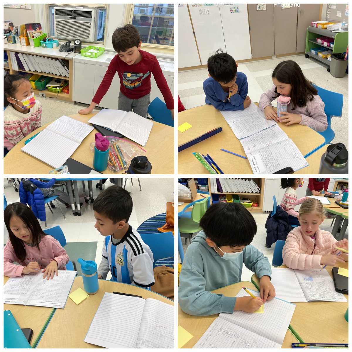 MrsCorrenti3's tweet photo. Partners gave feedback to strengthen our math explanations about the distributive property! #greenacrespride @ScarsdaleMathK5 https://t.co/s0iuVPEx0b