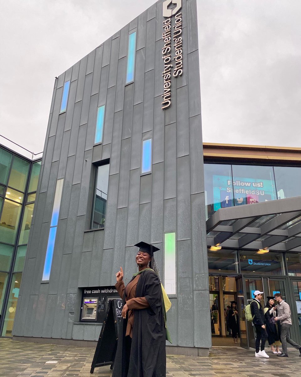 AbimbolaFey's tweet photo. MA International Development with Distinction from @sheffielduni   

Department Commendation for Enriching the Culture of the International Development Programmes from @sheffieldgeog  

Thank You Jesus and Well done, Me!🥳#UoS #SheffieldMade https://t.co/krmbRaPgGm